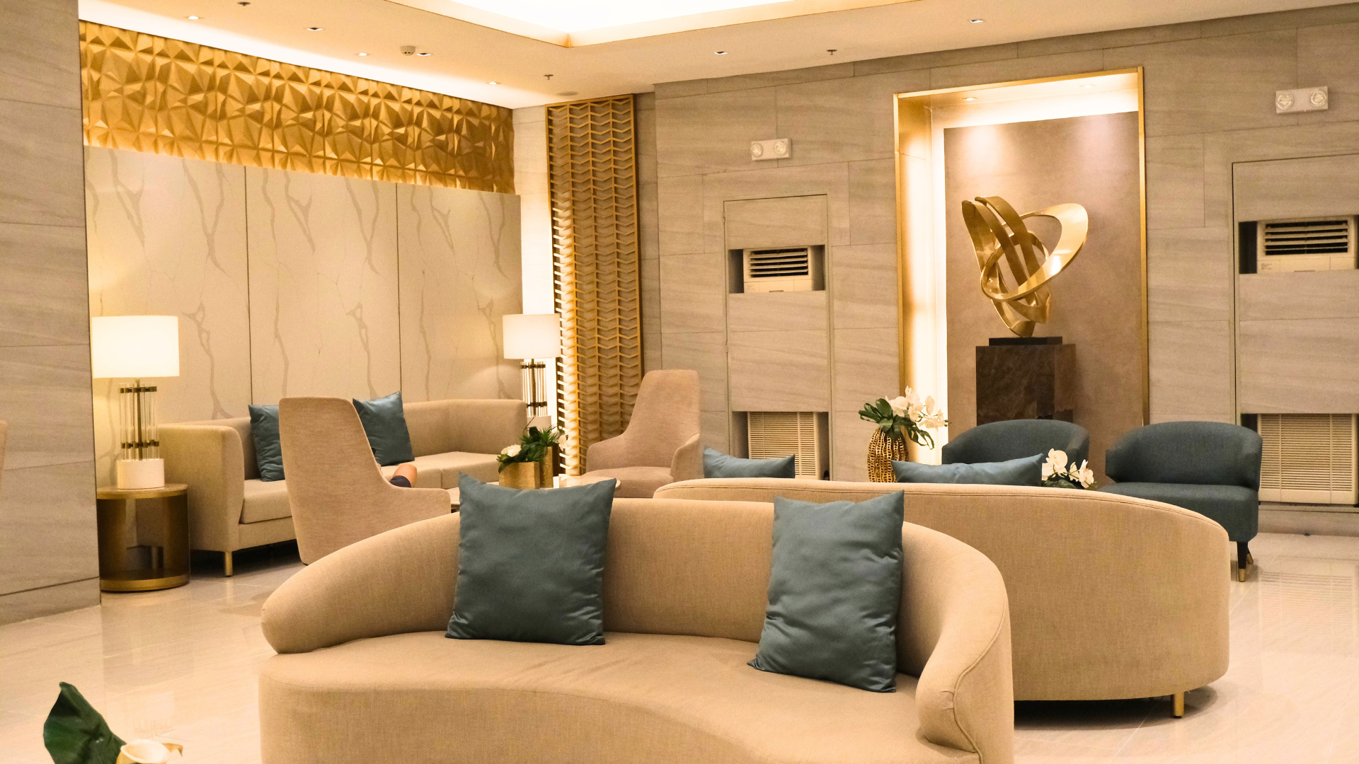 Building lobby interior